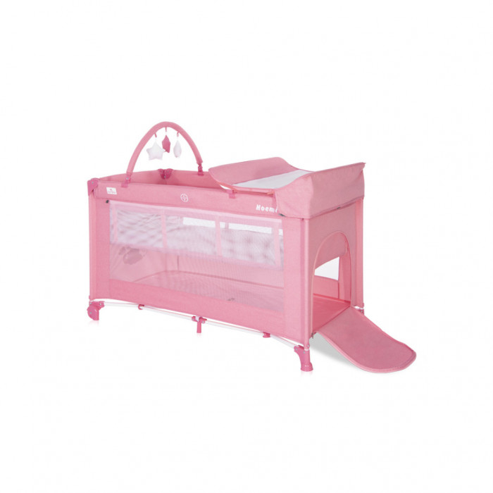 Дитячий манеж Bertoni/Lorelli NOEMI 2L+ rose velvet un