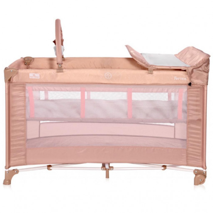 Дитячий манеж Bertoni/Lorelli TORINO 2L+ misty rose