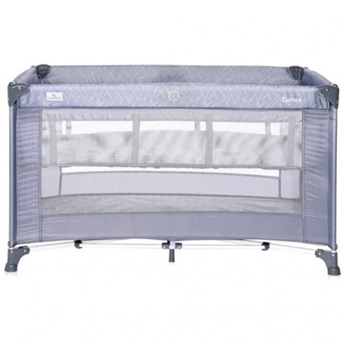 Дитячий манеж Bertoni/Lorelli TORINO 2L silver blue