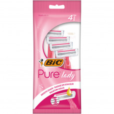 Бритва Bic Pure 3 Lady Pink 4 шт. (3086123363816)