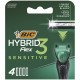 Змінні касети Bic Flex 3 Hybrid Sensitive 4 шт. (3086123644878)