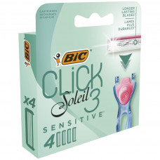 Змінні касети Bic Click 3 Soleil Sensitive 4 шт. (3086123644915)