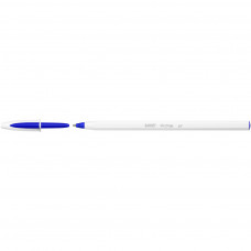 Ручка кулькова Bic Cristal Up з білим шестигранним корпусом Синя (bc949879)