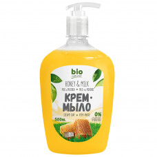 Рідке мило Bio Naturell Мед з молоком 500 мл (4820168431487)