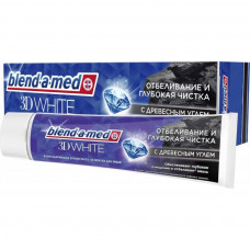 Зубна паста Blend-a-med 3D White Відбілювання і глибоке чищення з дерев. вугіллям 10 (8001841142937)