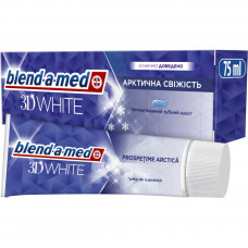 Зубна паста Blend-a-med 3D White Арктична свіжість 75 мл (8006540793039)