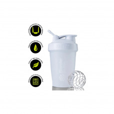 Шейкер спортивний BlenderBottle Classic Loop 20oz/590ml White (Loop 20 White)