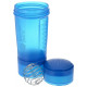 Шейкер спортивний BlenderBottle ProStak 650ml з 2-ма контейнерами Cyan (PS 22oz Cyan)