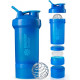 Шейкер спортивний BlenderBottle ProStak 650ml з 2-ма контейнерами Cyan (PS 22oz Cyan)