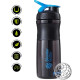 Шейкер спортивний BlenderBottle SportMixer 28oz/820ml Black/Cyan (SM 28oz Black/Cyan)