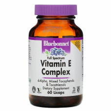 Вітамін Bluebonnet Nutrition Комплекс Вітаміну E, Vitamin E Complex, 60 капсул (BLB-00601)