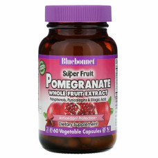 Трави Bluebonnet Nutrition Екстракт плодів Гранату, Pomegranate Extract, 60 вегетаріанс (BLB-00983)