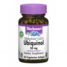 Антиоксидант Bluebonnet Nutrition Убіхінол 50мг, Cellular Active, 30 желатинових капсул (BLB0790)