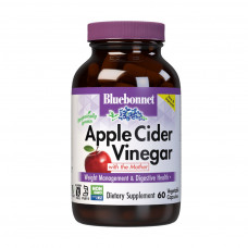 Трави Bluebonnet Nutrition Яблучний оцет, Apple cider vinegar, 60 вегетаріанських капсул (BLB0982)