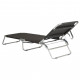 Розкладачка Bo-Camp Sun Lounger 3 Positions Anthracite (1304480)