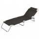 Розкладачка Bo-Camp Sun Lounger 3 Positions Anthracite (1304480)