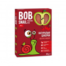 Цукерка Bob Snail Равлик Боб Яблучно-вишня 60 г (4820162520347)