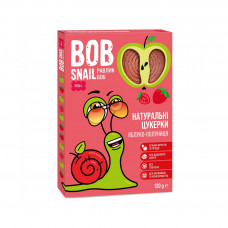 Цукерка Bob Snail Равлик Боб Яблучно-полуниця 120 г (4820162520422)