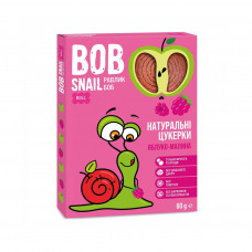 Цукерка Bob Snail Равлик Боб Яблучно-Малина 60 г (4820162520453)