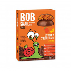 Цукерка Bob Snail Равлик Боб з хурми в молочному шоколаді 60 г (4820219342649)