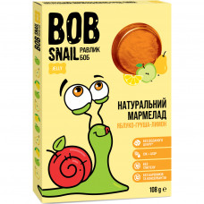 Мармелад Bob Snail Равлик Боб яблуко, груша, лимон 108 г (4820219341253)