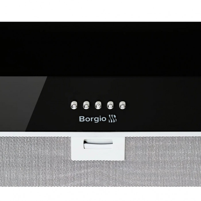 Витяжка кухонна Borgio BBI (TR) 5840 black glass SU 850