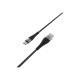 Дата кабель USB 2.0 AM to USB-C 1.0m 2.4A nylon BX32 black BOROFONE (6931474710451)
