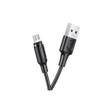 Дата кабель USB 2.0 AM to Micro 5P 1.0m 2.4A magnetic BX41 black BOROFONE (6931474738455)