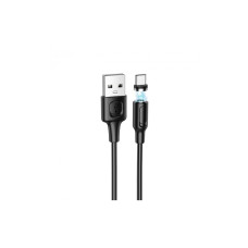 Дата кабель USB 2.0 AM to USB-C 1.0m 2.4A magnetic BX41 black BOROFONE (6931474738462)