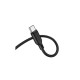 Кабель мультимедійний USB-C to 3.5mm M 1.0m silicone black BOROFONE (6941991101069)