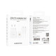Зарядний пристрій BOROFONE BA82A Platinum USB-C PD25W + cable USB-C to USB-C White (6941991112270)