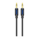 Кабель мультимедійний 3.5mm M to 3.5mm M 1.0m silicone black BOROFONE (6941991114373)