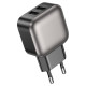 Зарядний пристрій BOROFONE 2xUSB BAS51A black (6941991116100)