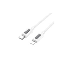 Дата кабель USB-C to Lightning 1.0m PD silicone BX114 Structure white BOROFONE (6941991116834)