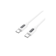 Дата кабель USB-C to USB-C 1.0m 60W silicone BX114 Structure white BOROFONE (6941991116919)