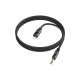Кабель мультимедійний Lightning to 3.5mm M 1.0m black BOROFONE (6941991117749)