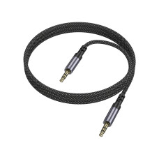 Кабель мультимедійний 3.5mm M to 3.5mm M 1.0m grey BOROFONE (6941991118968)