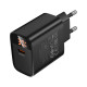Зарядний пристрій BOROFONE BA97A Ilustre USB-C PD30W digital display Black (6941991120480)