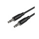 Кабель мультимедійний 3.5mm M to 3.5mm M 1.0m BL26 black BOROFONE (6941991122170)