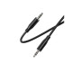 Кабель мультимедійний 3.5mm M to 3.5mm M 1.0m BL26 black BOROFONE (6941991122170)