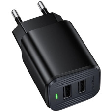 Зарядний пристрій BOROFONE BAS81A 2xUSB 10.5W black (6941991126628)