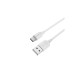 Дата кабель USB 2.0 AM to USB-C 2.0m 2.4A white BOROFONE (6957531090021)