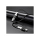 Дата кабель USB 2.0 AM to Micro 5P 1.0m 2.4A silicone BX79 black BOROFONE (6974443384765)