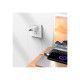 Дата кабель USB 2.0 AM to Micro 5P 1.0m 2.4A silicone BX79 white BOROFONE (6974443384772)