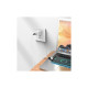 Дата кабель USB 2.0 AM to USB-C 1.0m 3A silicone white BOROFONE (6974443384796)
