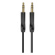 Кабель мультимедійний 3.5mm M to 3.5mm M 1.0m black BOROFONE (6974443389166)
