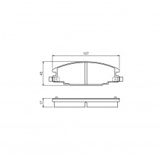 Гальмівні колодки Bosch 0 986 460 960