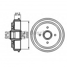 Гальмівний барабан Bosch 0 986 477 149