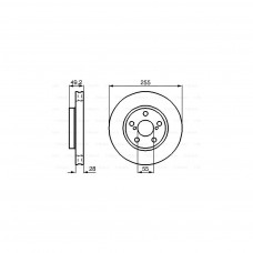 Гальмівний диск Bosch 0 986 478 858