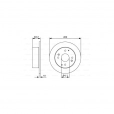 Гальмівний диск Bosch 0 986 479 504